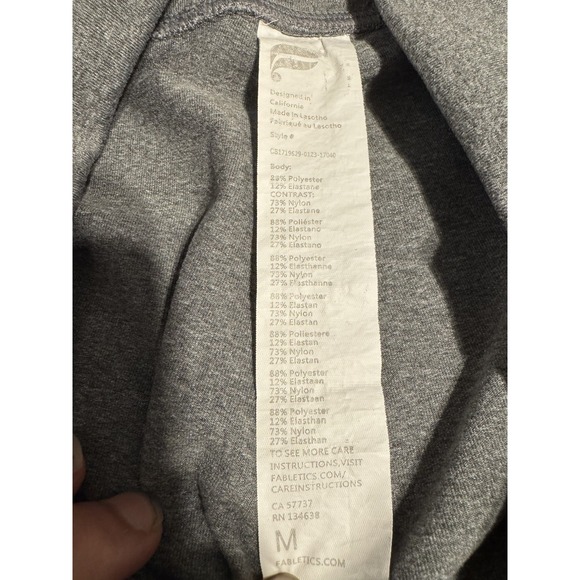 Fabletics Powerhold Leggings Womens Medium High Rise Compression Athletic Pants - Picture 7 of 8